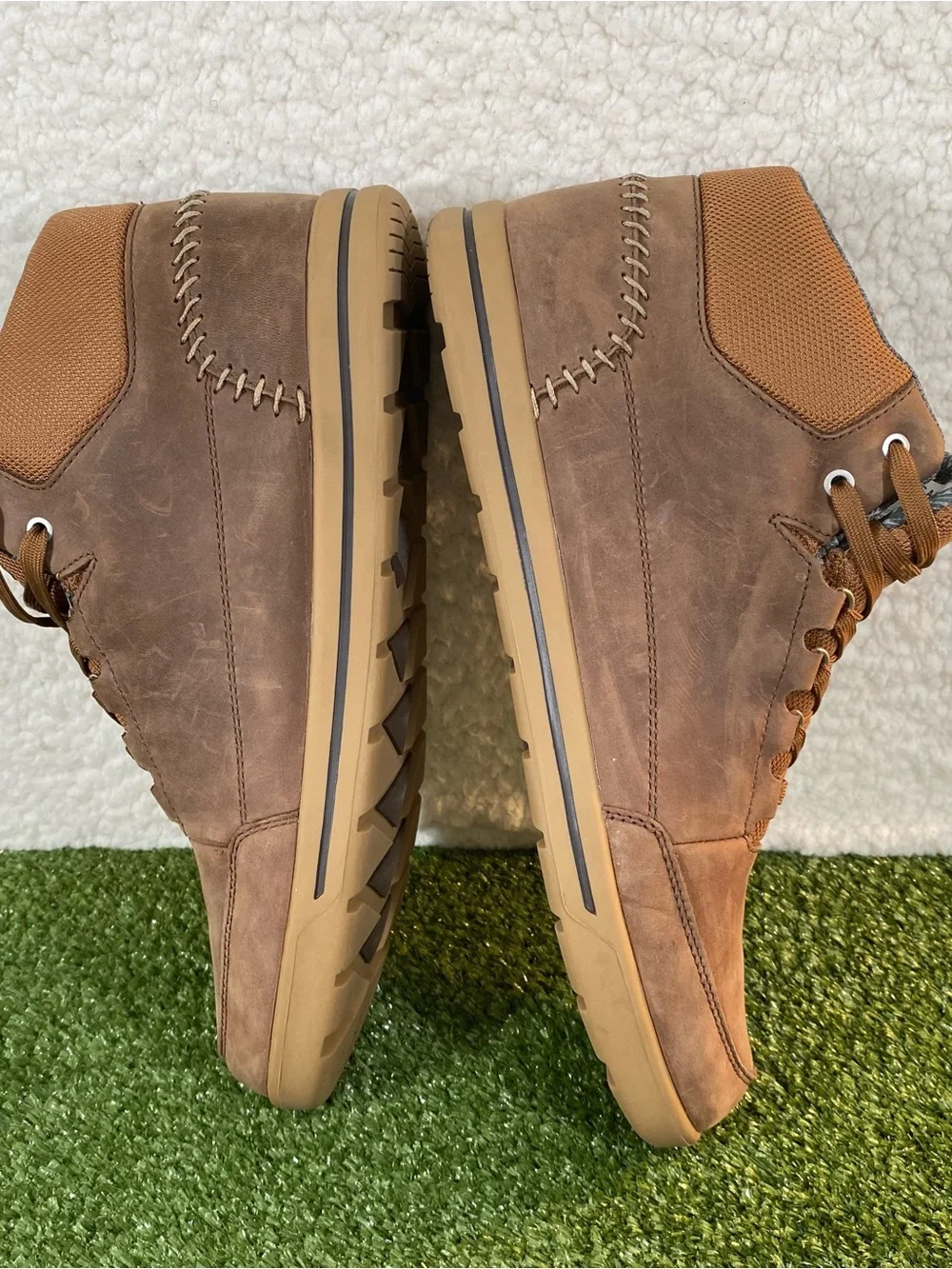 Forsake 'Phil' Waterproof Mid Top Hiking Sneakers Mens Size 13 Lace Up Brown